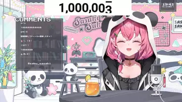 にじさんじ笹木咲、YouTube登録者100万人突破　卒業と復帰──紆余曲折を経ての大台達成