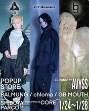 BALMUNG、chloma、GB MOUTH──気鋭ブランドが渋谷PARCOでポップアップストア開催