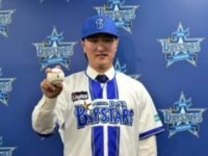 【DeNA】人的補償で西武から入団の古市尊捕手が会見　「一日一日が勝負」 　