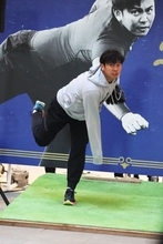 【DeNA】山崎康晃、横浜でアンダーアーマーのイベントに参加　速球も披露し、パワーアップの意気込み語る
