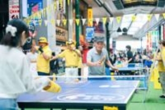 横浜の商店街、「スリッパ卓球」の聖地に　すそ野拡大で活性化、8日に頂上決戦