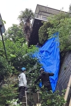 台風8号と7号接近、神奈川で土砂崩れ相次ぐ　横須賀と三浦市は13万人に避難指示