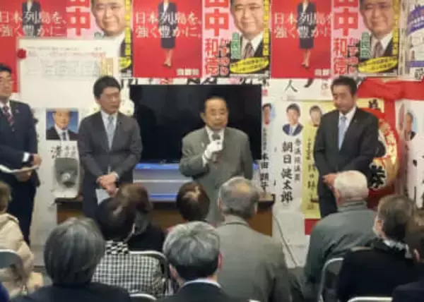 【衆院選】自民・田中和徳元復興相、今期限りで引退を示唆「後継者決めてもらう時が来た」　神奈川10区で11選