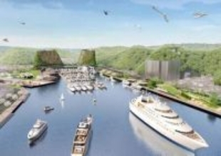 横須賀・浦賀駅周辺の再開発、豪華クルーザーのマリーナ整備へ　16階建て高層ビル2棟や商業施設も建設