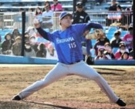 【オープン戦】DeNA育成の馬場皐輔、最終回を無失点　支配下登録目指し「丁寧に丁寧に」