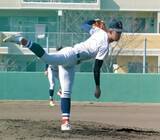 「【センバツ】横浜のエース織田が3回無安打5奪三振　「良い投球だった」カーブを決め球にも」の画像1