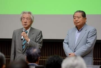 小泉純一郎元首相、横浜で沈黙破る　「自然エネルギーでいい国に」脱原発勢力衰退に危機感、原発回帰にくぎ刺す