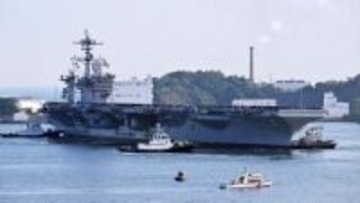 米原子力空母ジョージ・ワシントンが横須賀出港へ　10日午前、整備明けの試験航海か