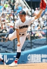 【高校野球神奈川大会】「最悪な結果に」9回2死から安打許した横浜・池田　神妙な表情も、大一番へ気を引き締める