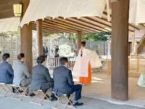 DeNAの優勝祈願！　ありあけ、伊勢山皇大神宮にメッセージ入り絵馬150枚を奉納