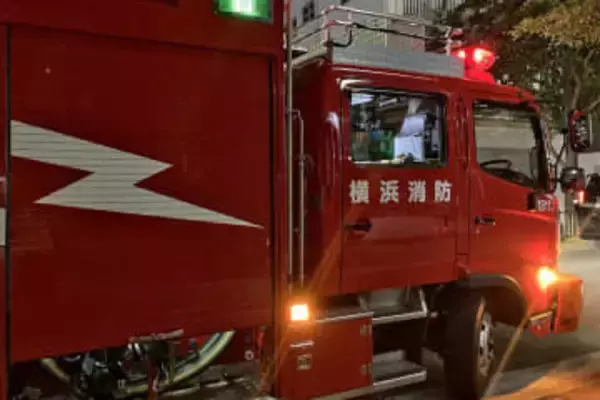 「炎が見えて爆発音が」　横浜の自動車整備工場で火事、男性1人搬送