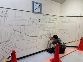 横浜・相鉄ムービル閉館控え、ビルを丸ごと漫画に　物語が進化続け30日に完成