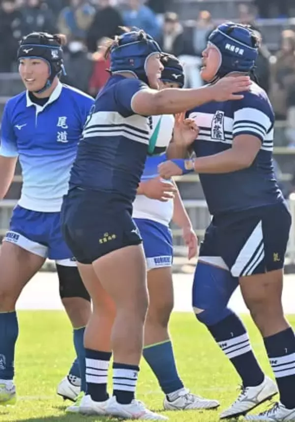 【全国高校ラグビー】桐蔭学園、広島の尾道に40―0で快勝　3連覇へ、主将の堂薗が3トライ