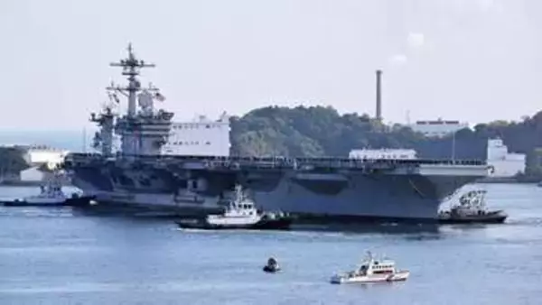 米空母ジョージ・ワシントン、5月17日に横須賀帰港　補給や乗務員休養で