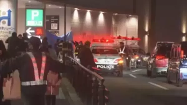 無言で刺したか　ペイペイドーム付近で男女２人刺される