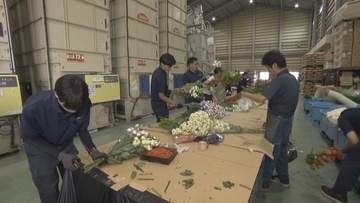JA福岡市「花の里宅配便」　出荷が最盛期