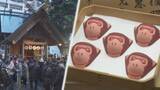 「”災難が去る”猿面求め長い列　猿田彦神社「初庚申大祭」」の画像1