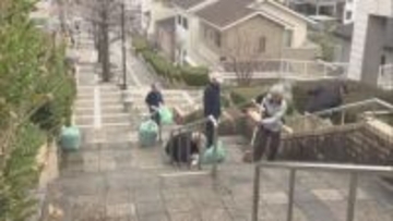 まもなく開港２０周年・北九州空港の玄関口をきれいに