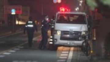 久留米市の県道で事故　自転車の男児が重体