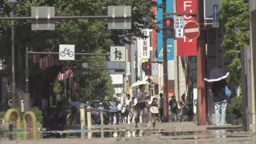 ”熱中症疑い”福岡県内で４４人搬送　各地で危険な暑さ