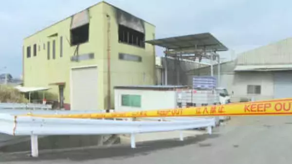 ２９日未明 柳川市の工場で火事　けが人なし