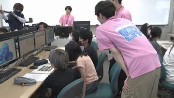 大学生による小学生向けAI授業　福岡工業大学