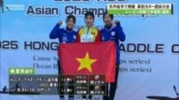 カヌー高校選抜大会　去年のアジア大会で２種目メダル獲得の綾部高校・橘夏実選手が人生初の全国優勝！