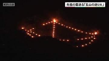 先祖の霊送る「京都五山の送り火」