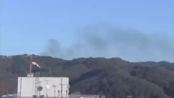 【速報】福島市大波で建物３棟が炎上中（２８日午後４時現在）