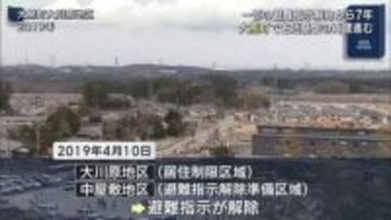 大熊町の一部避難指示解除から7年　人口は震災前の1割 生活基盤整備進む(福島)