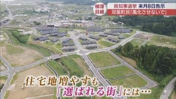 福島県知事選特集　街づくりや復興の課題　双葉町に移住した子育て世代の女性は