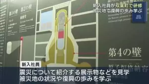 大手コンビニチェーンの新入社員、福島・双葉町で復興の歩みを学ぶ　地域貢献への思い新たに(福島)
