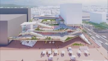 福島駅東口の再開発　市民向けに現場見学会を予定