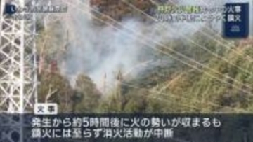 いわき市の林野火災　20時間半後に鎮火（福島）