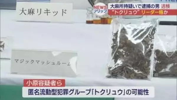 大麻所持で逮捕の男　トクリュウのリーダー格か