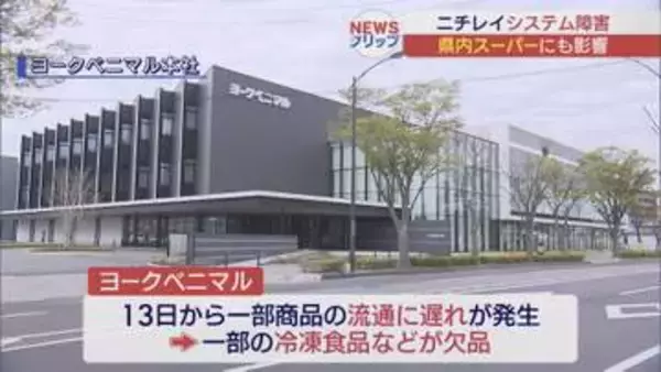 県内のスーパーにも影響が…　ニチレイのシステム障害