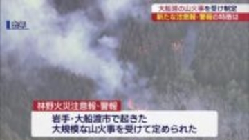 林野火災注意報・警報が今月から運用開始 （福島）