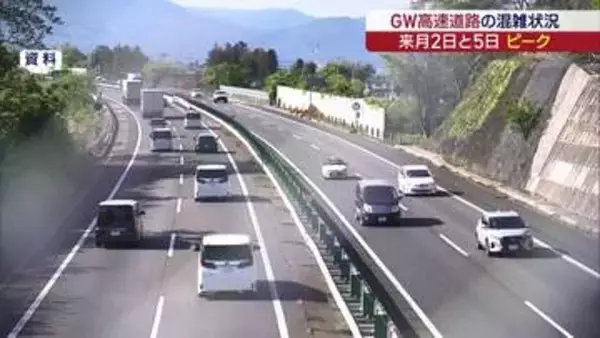 東北自動車道　GW渋滞予測　ピークは下り5月2日・上り5月5日(福島)
