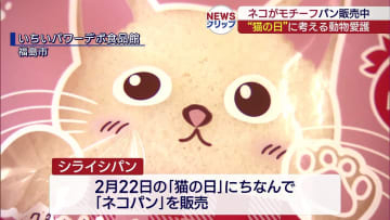ネコを表現したパッケージにも注目！シライシパン『ネコパン試食会』　２月末まで販売(福島)