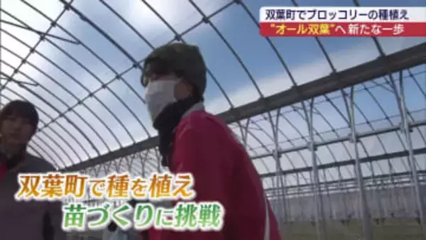 双葉町でブロッコリー栽培　新たな挑戦がスタート（福島）