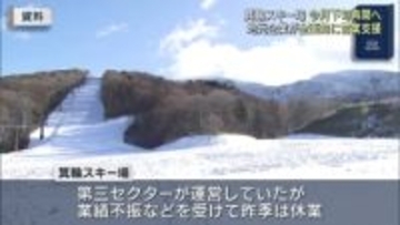 業績不振などで休業の箕輪スキー場 １月下旬再開へ 町内の企業が全面支援（福島）