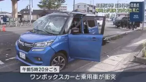 【続報】仙台市の国道死亡事故で３１歳の男を逮捕　信号無視か
