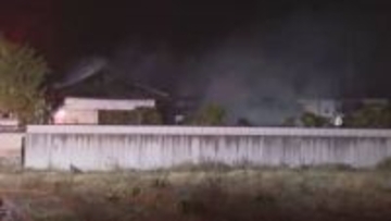 【速報】木造平屋建ての住宅から出火　住人1人と連絡取れず　宮城・亘理町