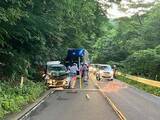 「トラックと軽自動車が正面衝突　軽自動車運転の男性が意識不明　仙台・太白区の国道２８６号」の画像1
