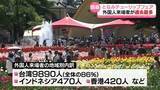 「外国人来場者が過去最多　台湾が約９割　となみチューリップフェア」の画像1