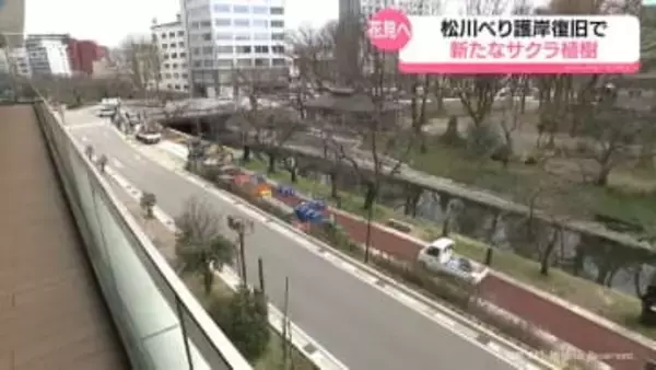 能登半島地震で被災のサクラ名所・松川べり　植樹始まる　富山市の開花予想は