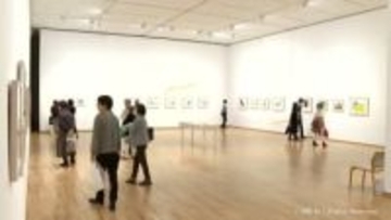 人気番組のキャラクターなどが600点 藤枝リュウジ作品展　富山県美術館で開会式