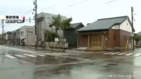 昨夜　射水市で84歳男性が車にはねられ死亡