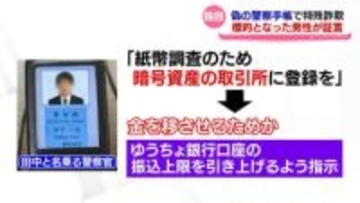 LINEで警察手帳の画像を…　警察かたる特殊詐欺　高岡で未然に防ぐ　その手口は