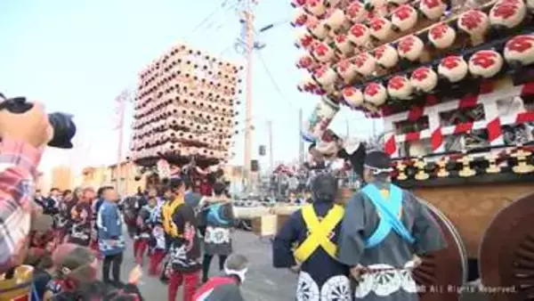 かっちゃ大歓声　３年ぶり一般観覧　伏木曳山祭